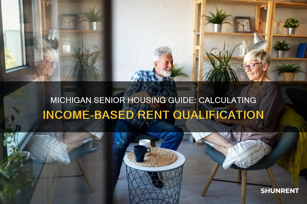 how to calculate income-based rent qualification for seniors in michigan