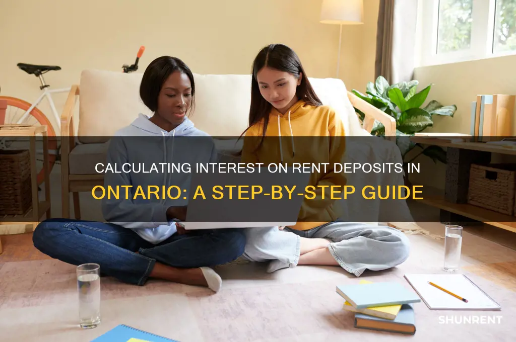how to calculate interest on rent deposit ontario