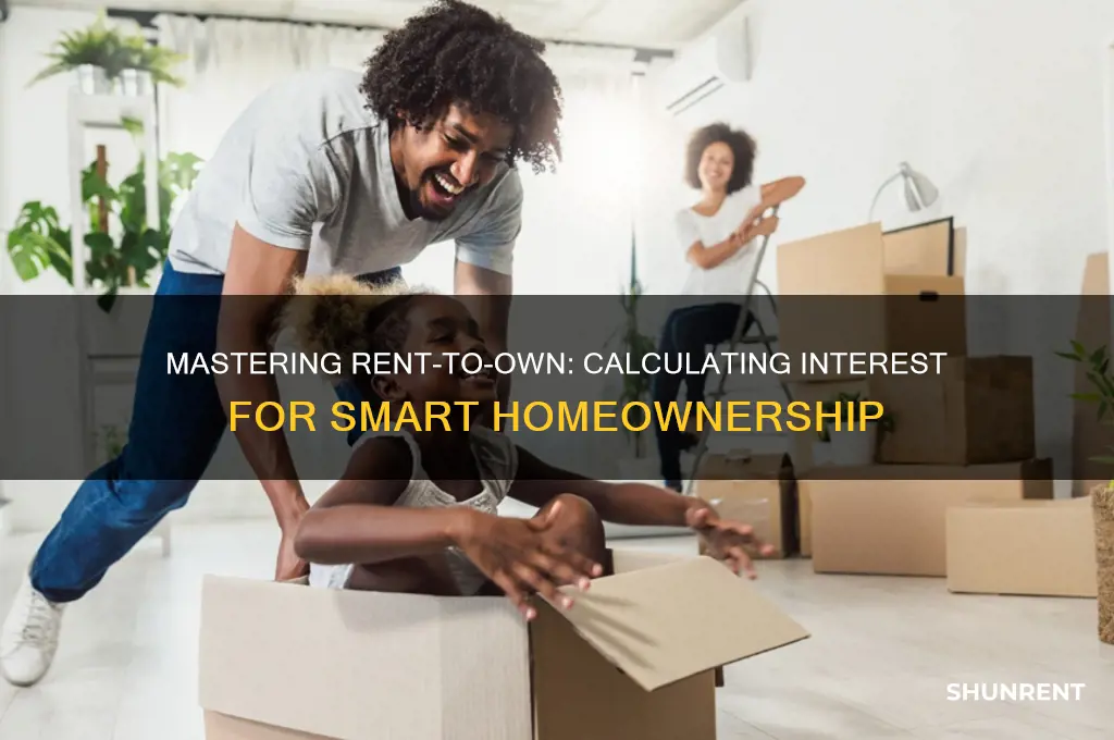 how to calculate interest on rent to own