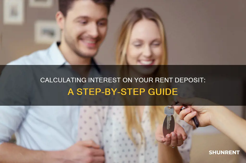 how to calculate interest owed on rent deposit
