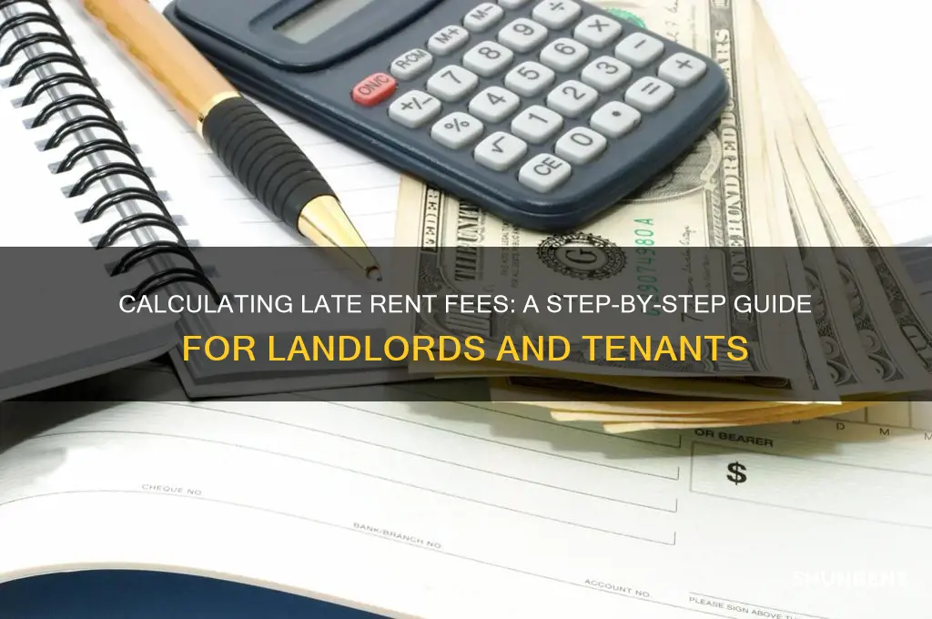 how to calculate late fee for rent