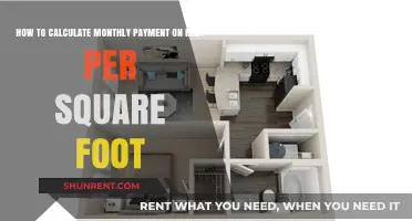 Calculate Monthly Rent Payments Based on Square Footage Easily
