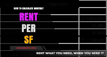 Mastering Rent Calculations: Monthly Cost per Square Foot Simplified