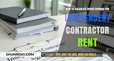 Calculating Office Expenses: Independent Contractor Rent Breakdown Guide