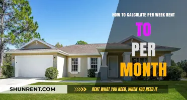 Convert Weekly Rent to Monthly: Simple Calculation Guide for Tenants