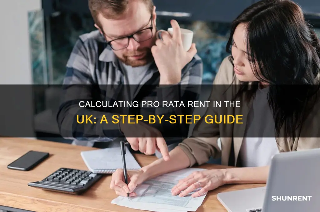 how to calculate pro rata rent uk