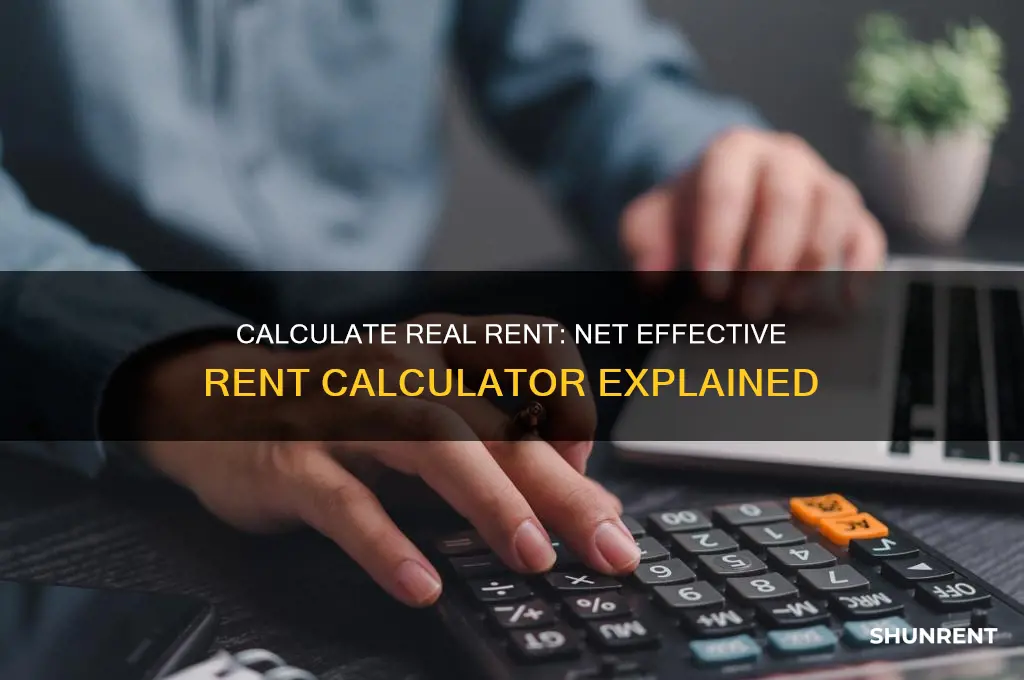 how to calculate real rent from net effective rent calculator
