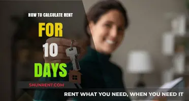Calculating Short-Term Rent: 10-Day Lease Payment Guide