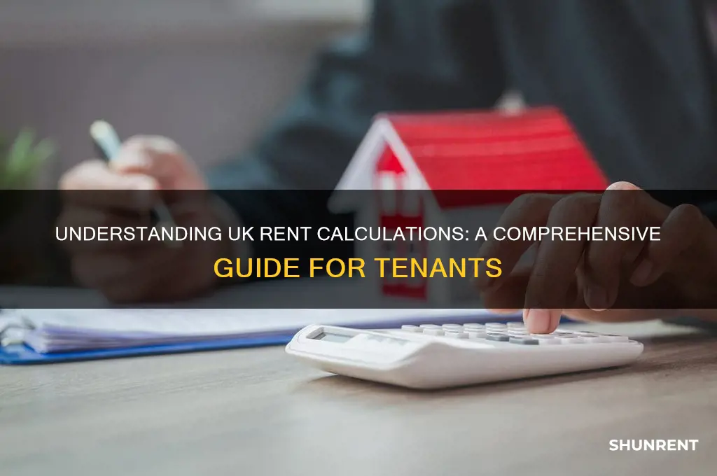 how to calculate rent in the uk