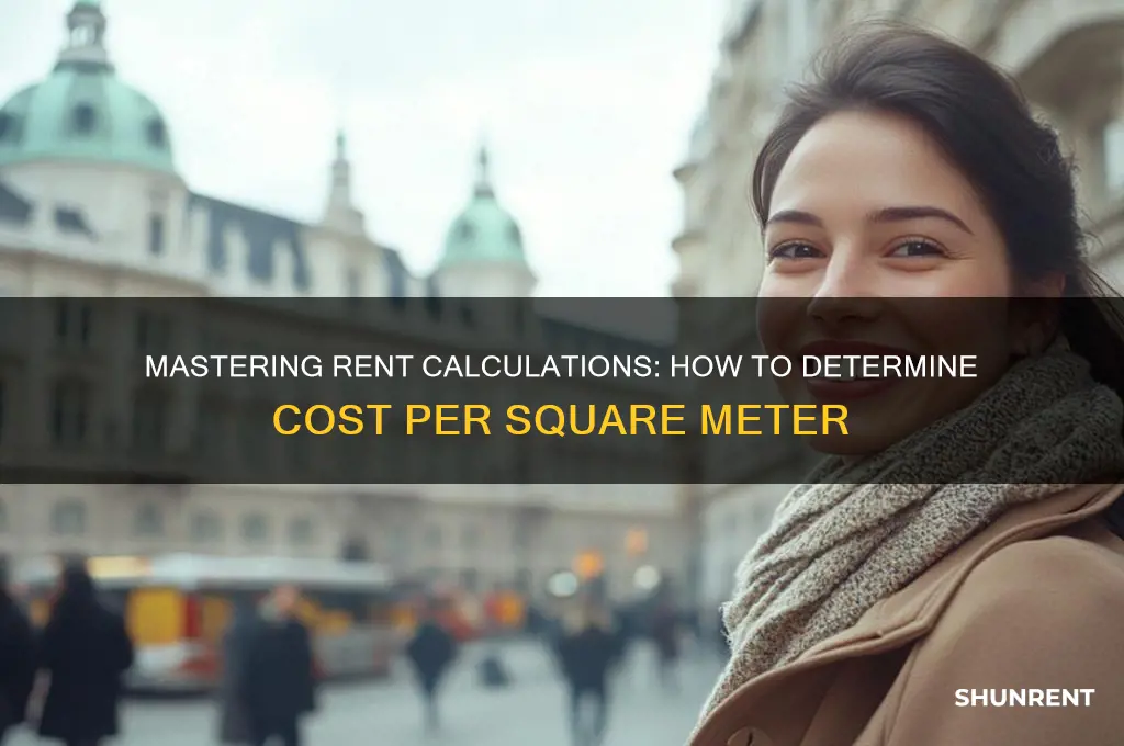 how to calculate rent per square meter