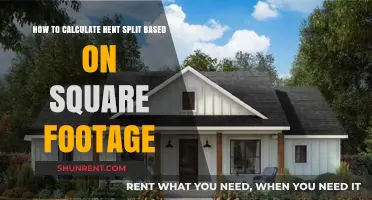 Fair Rent Division: Calculate Split Based on Square Footage