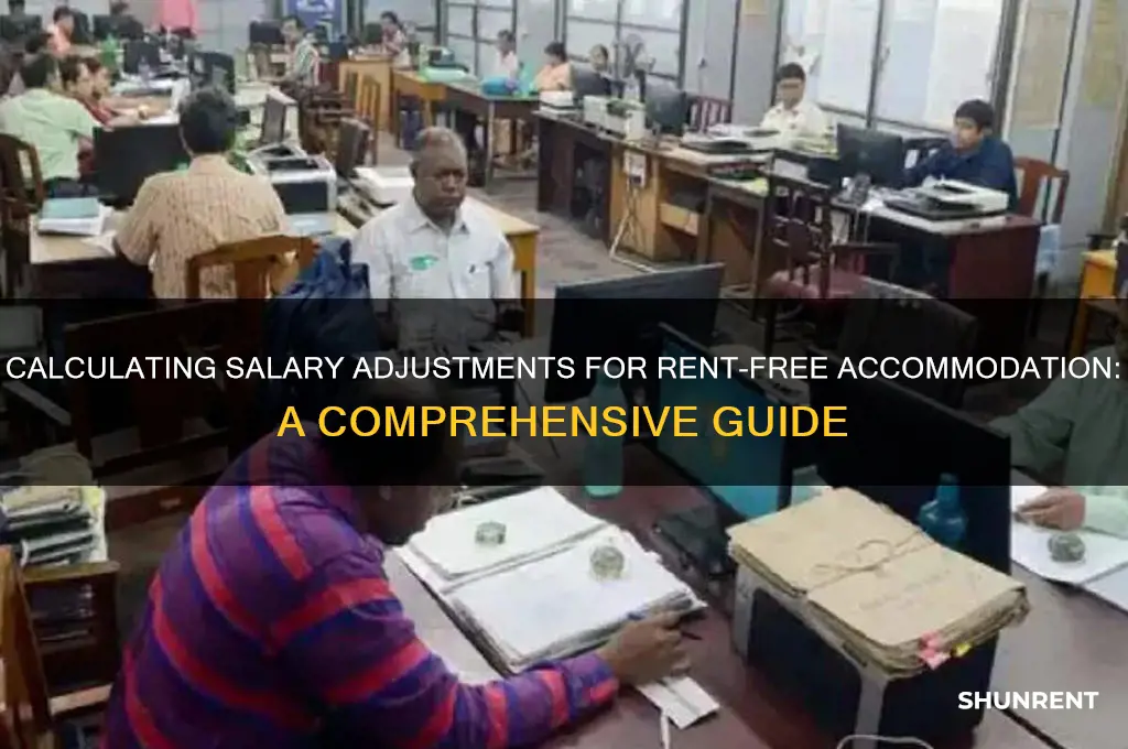 how to calculate salary for rent free accommodation