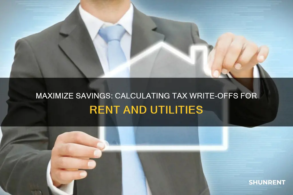 how to calculate tax writeoffs for rent and utilities