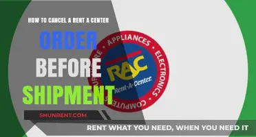 Cancel Rent-A-Center Order Before Shipment: Quick & Easy Steps