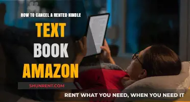 How to Cancel Your Rented Kindle Textbook on Amazon Easily