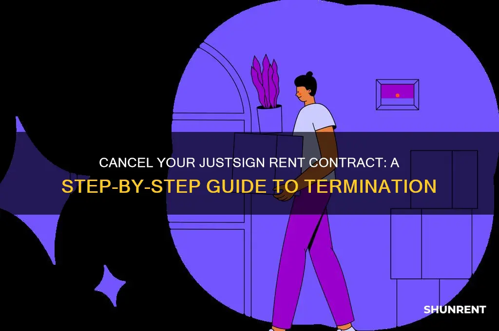how to cancel just sign rent contract