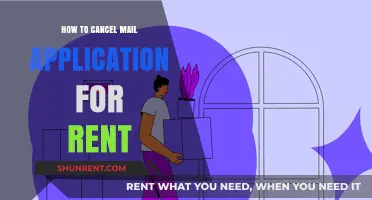 Cancel Your Rental Application: A Step-by-Step Guide to Stopping Mail Submissions