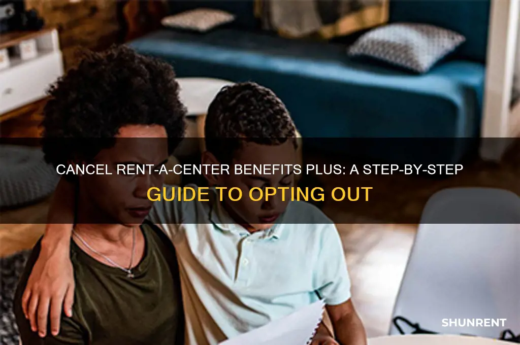 how to cancel rent a center benefits plus