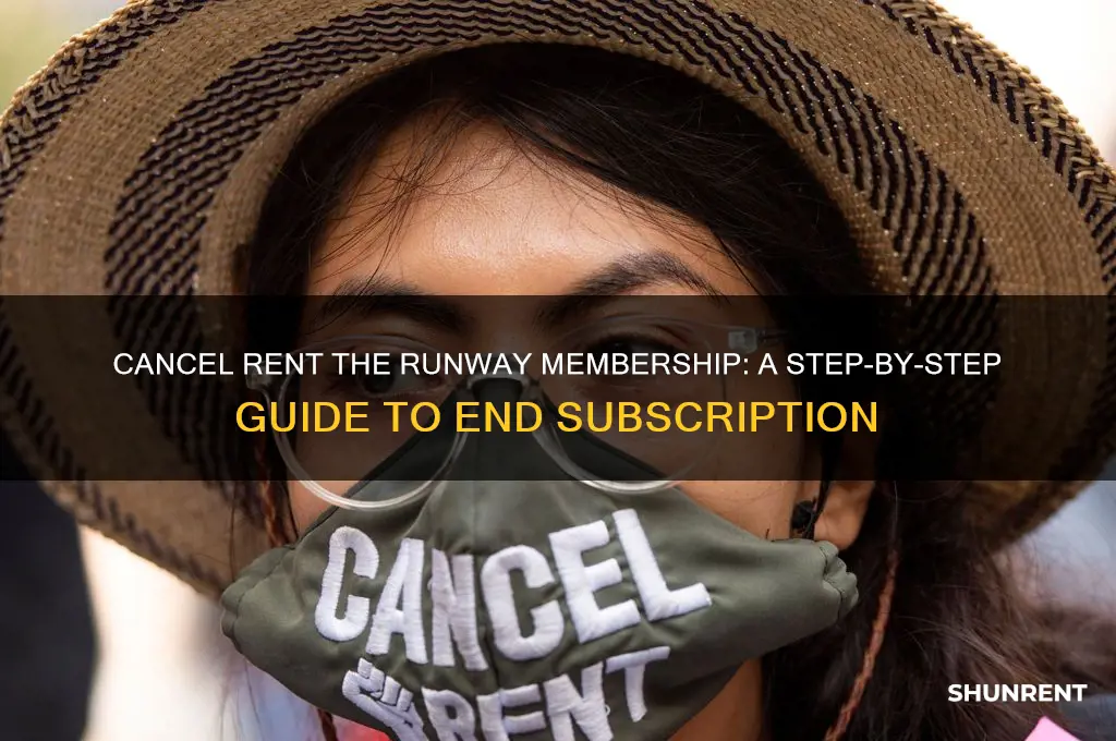 how to cancel rent the runway membership