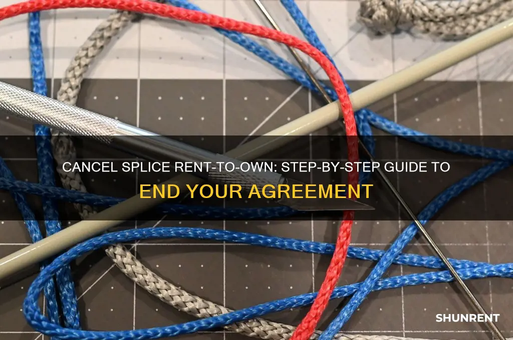 how to cancel splice rent to own