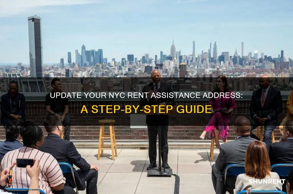 how to change address of rent assistance nyc
