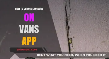How to Change Language on Vans App: A Quick Guide