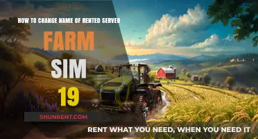 Changing Your Rented Server Name in Farming Simulator 19: A Guide