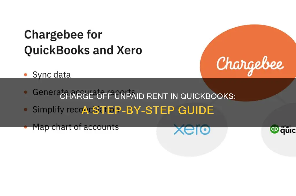 how to charge-off unpaid rent in quickbooks