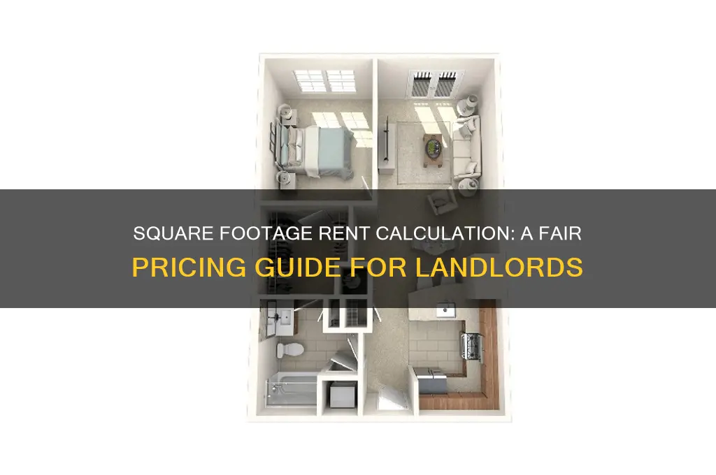 how to charge rent by square footage