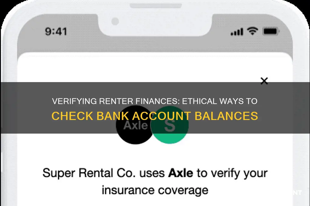 how to check a potential renter