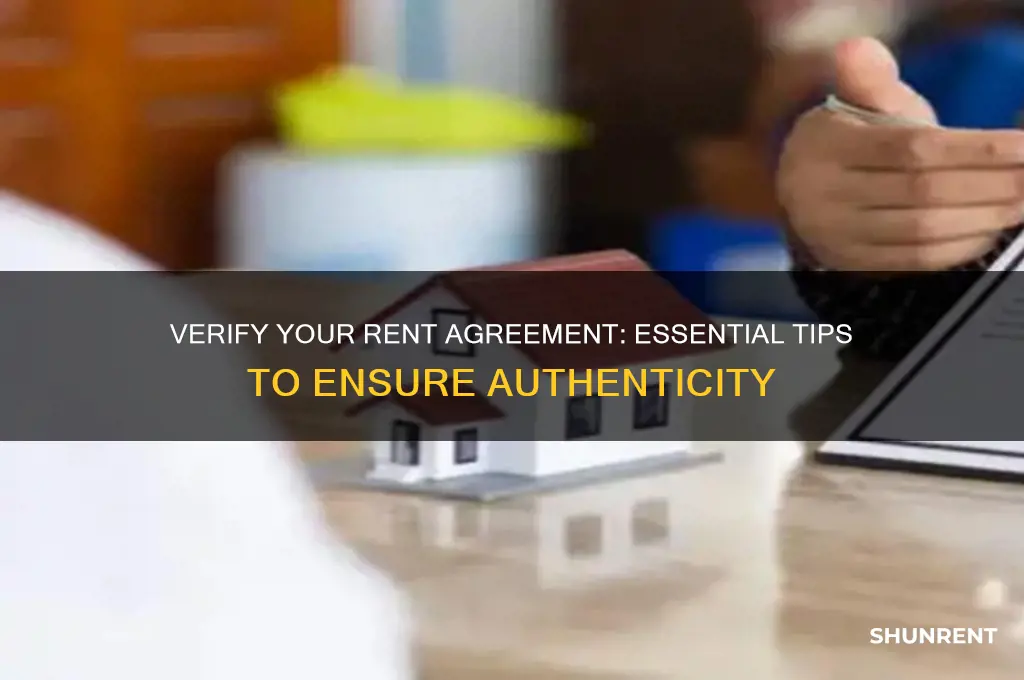 how to check authenticity of rent agreement