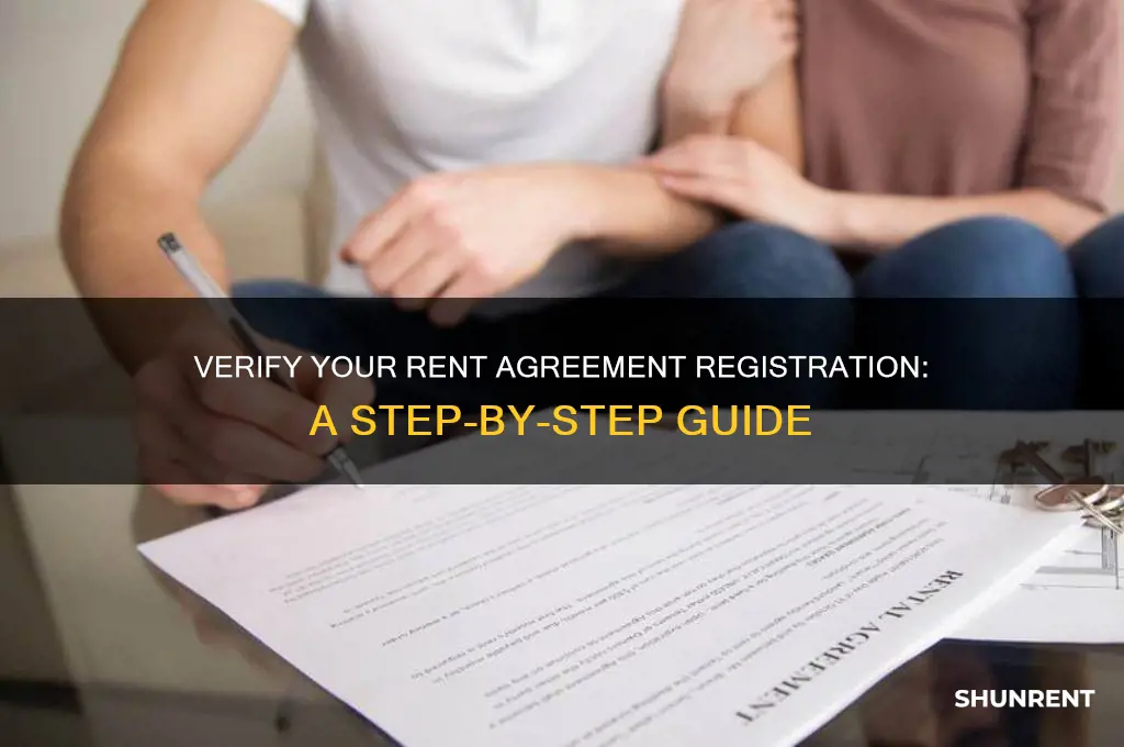 how to check if rent agreement is registered