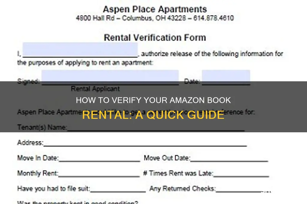 how to check if you rented a book on amazon