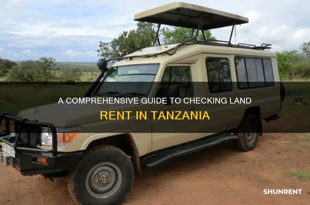 how to check land rent in tanzania