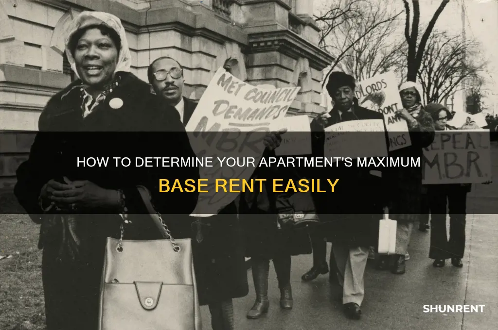 how to check maximum base rent of ur appartment