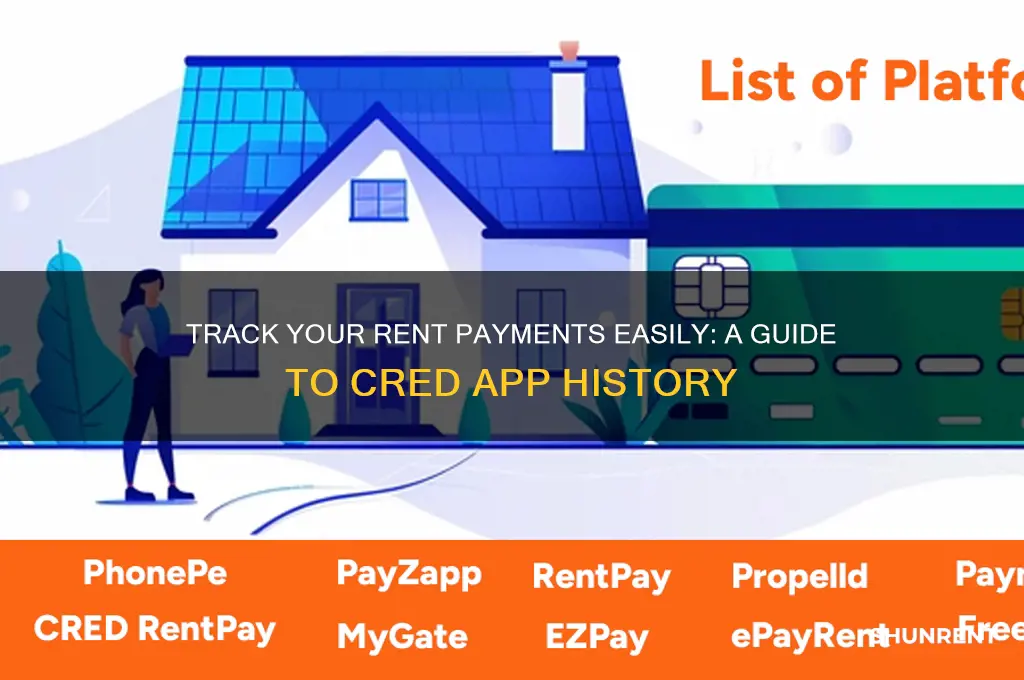 how to check rent payment history in cred app