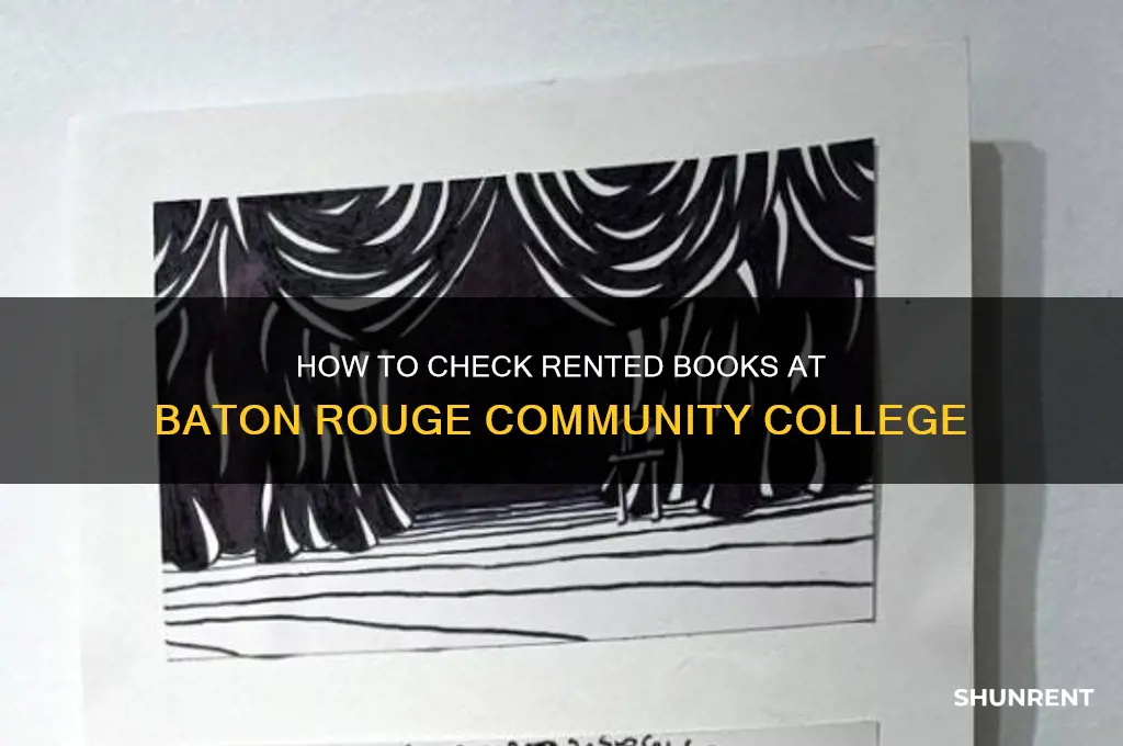 how to check rented books baton rouge community college