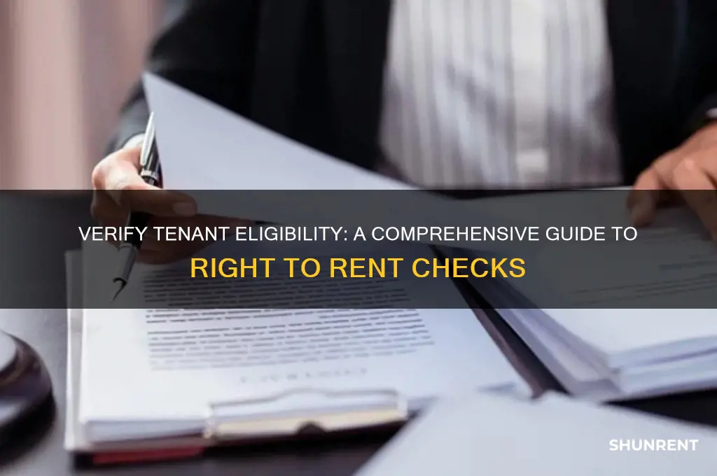how to check tenants right to rent