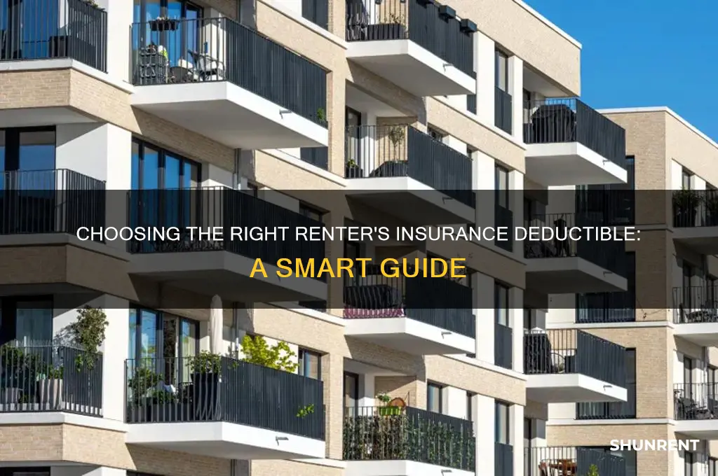 how to choose a deductible for renter