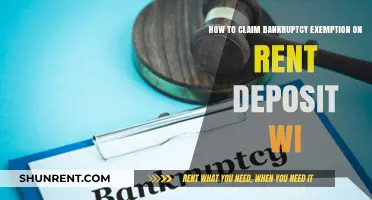 Claiming Bankruptcy Exemption for Your Wisconsin Rent Deposit: A Guide