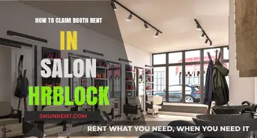 Claiming Booth Rent in Salon: A Step-by-Step Guide with HR Block