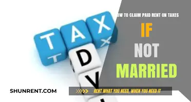 Unmarried Renters: How to Claim Paid Rent on Your Taxes