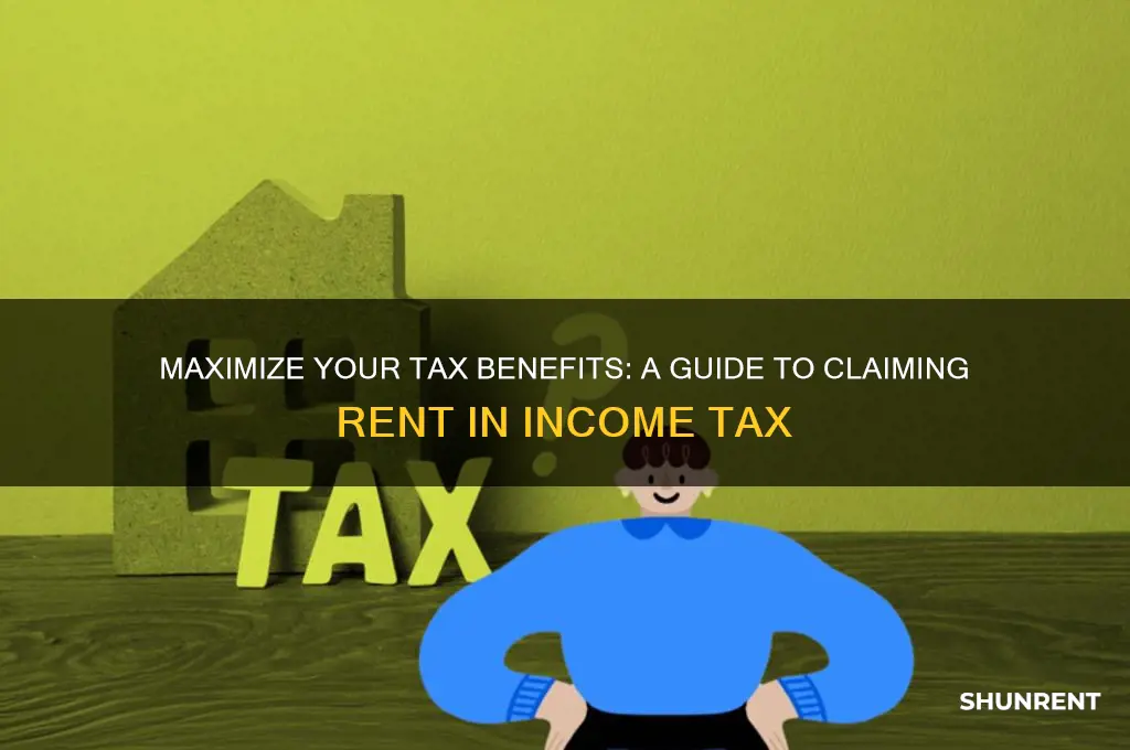 how to claim rent in income tax