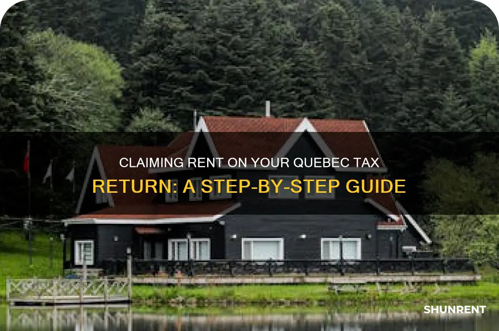how to claim rent on tax return quebec