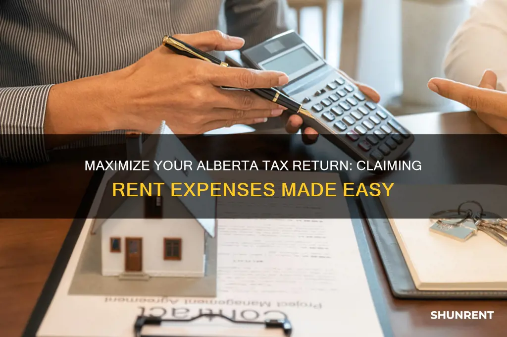 how to claim rent on taxes in alberta