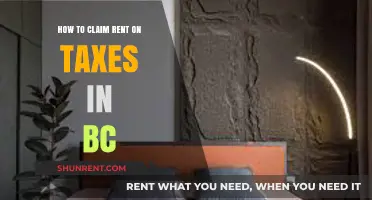 Maximize Your BC Tax Return: Claiming Rent Expenses Made Easy