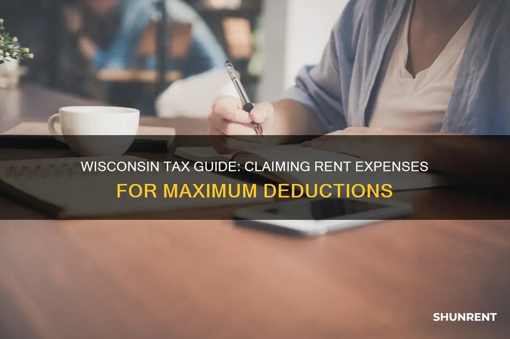 how to claim rent on taxes in wisconsin