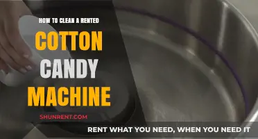 Easy Steps to Clean Your Rented Cotton Candy Machine Like a Pro