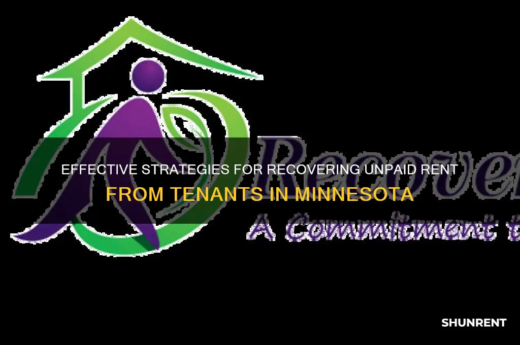 how to collect past rent from tennant minnesota