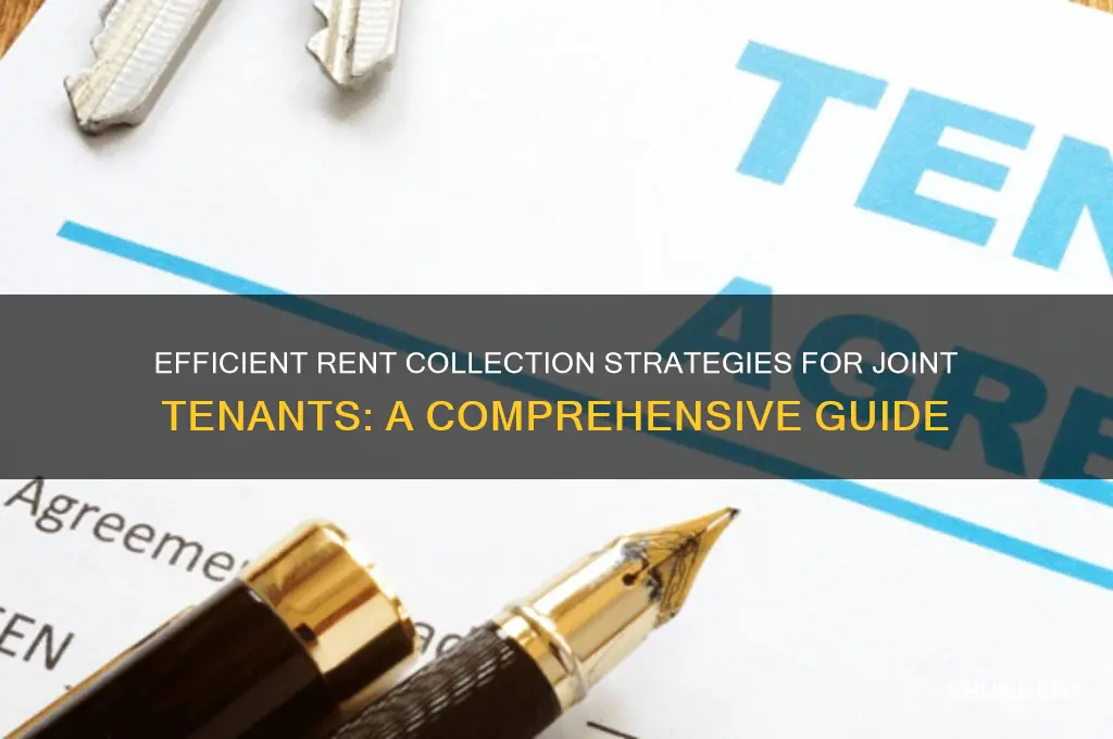 how to collect rent from joint tenants